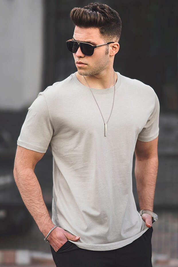 Stone Color Men's T-Shirt 4951