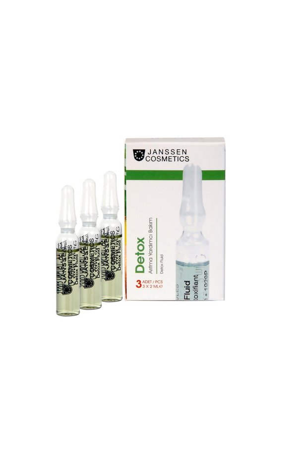Janssen Detox Fluid Ampoule Set of 3 - Detox Ampoule Against Toxins and Free Radicals