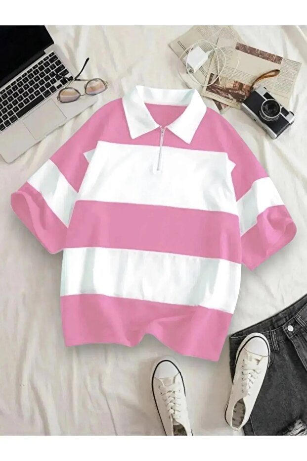Unisex Summer Polo Neck T-Shirt