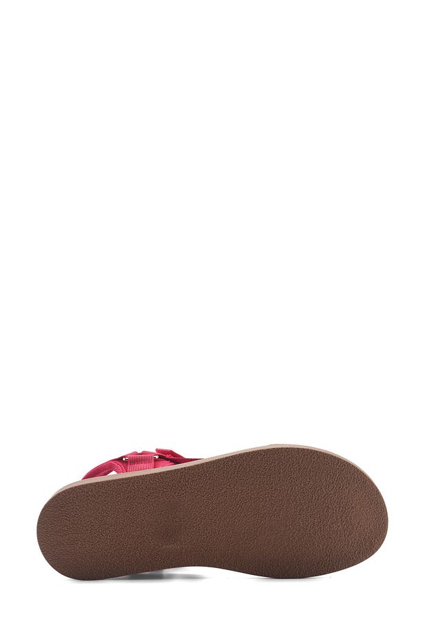 166924.Z5FX Kırmızı Kadın Comfort Sandalet - 4
