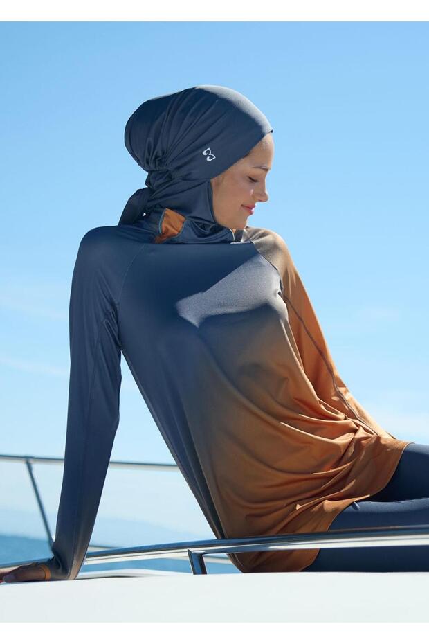 Closed Swimsuit Top - Sports Ombre