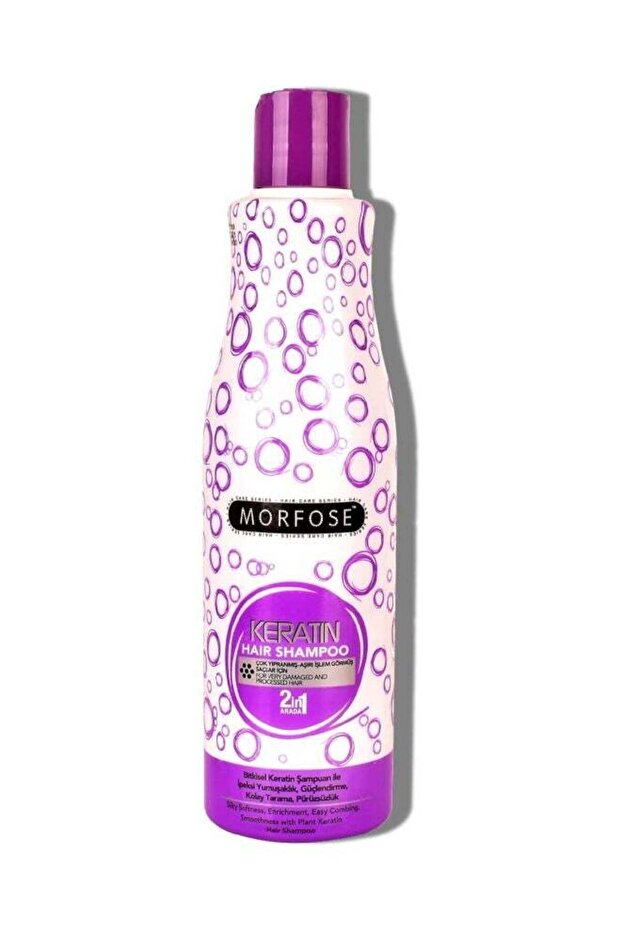 Morfose Professional Keratin Shampoo for Smooth and Strong Hair - 500ml - 1