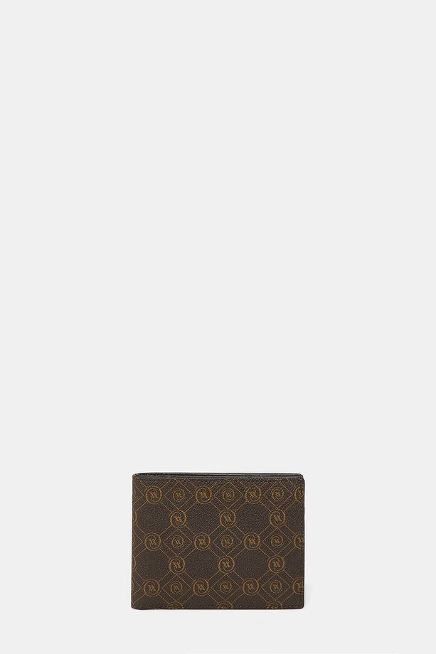 KAHVE MONOGRAM CÜZDAN - 1