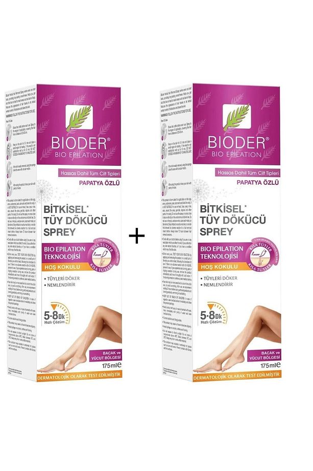 Bitkisel Tüy Dökücü 2 Adet Sprey 175 ml - 1