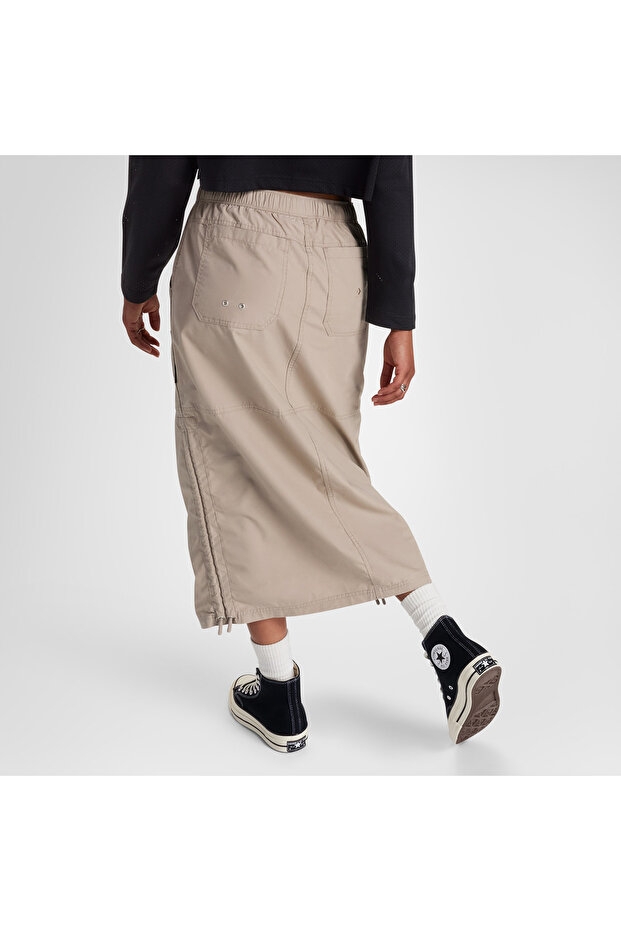 Classic Kadın Bej Etek - 3