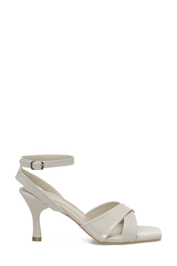 25S-278 5Fx Beige Women's Heeled Sandals