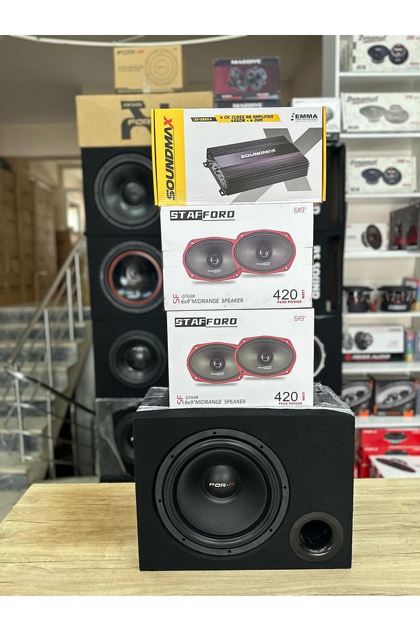 4 adet oval mıdrange bass kabinli - 1