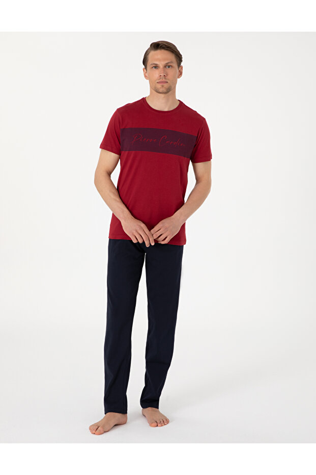 Claret Red Short Sleeve Pajama Set 50314414-900