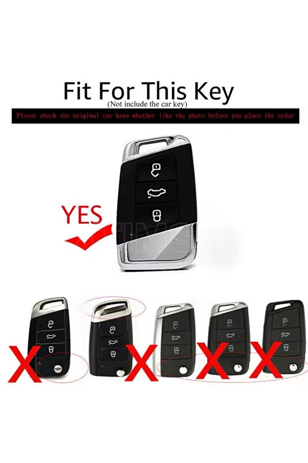 غطاء مفتاح سيات أتيكا باللون الأبيض والفضي - 2