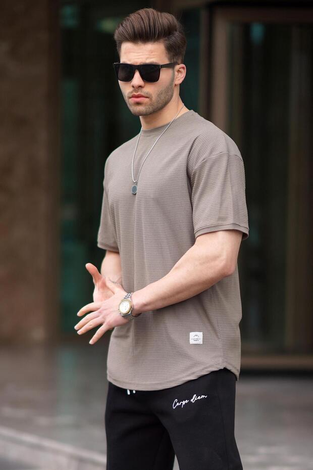 Мъжка тениска Oversize Basic 7012 - 2