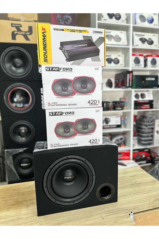 4 adet oval mıdrange bass kabinli - 2