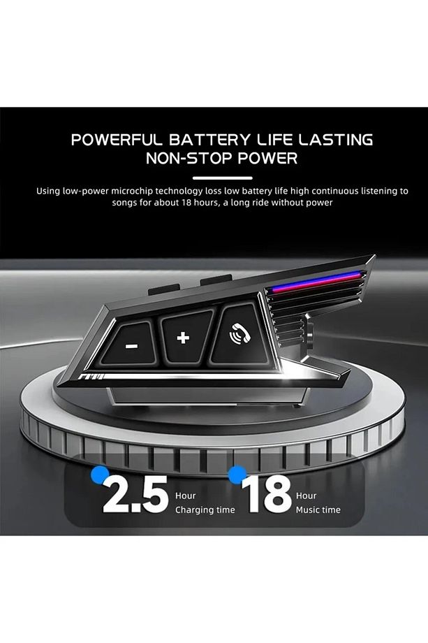 Bt40 Kask Kulaklık Bluetooth Motosiklet Kulaklık Intercom 5.3 - 2