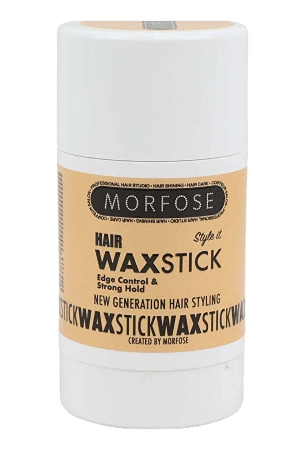 Hair Wax Stick Edge Control & Strong Hold, 55g All-Day Styling & Nourishment
