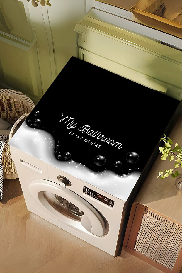 Washing Machine Dryer Cover Protection Pad Waterproof Mat Non-Slip Washable