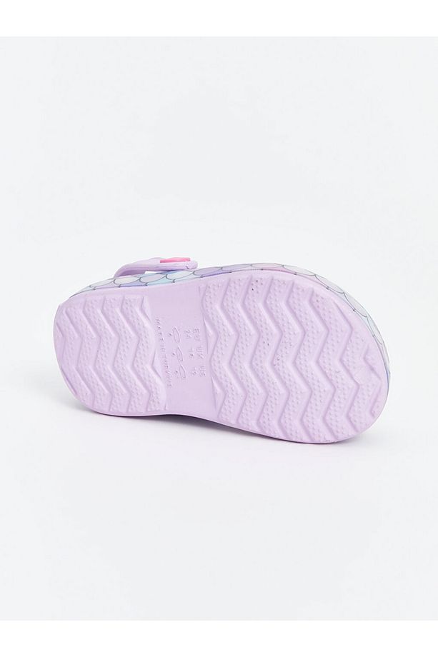 LCW STEPS Baskılı Tabanı Işıklı Kız Bebek Plaj Sandaleti - 6