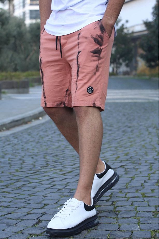 Erkek Pudra Basic Şort 5446 - 1