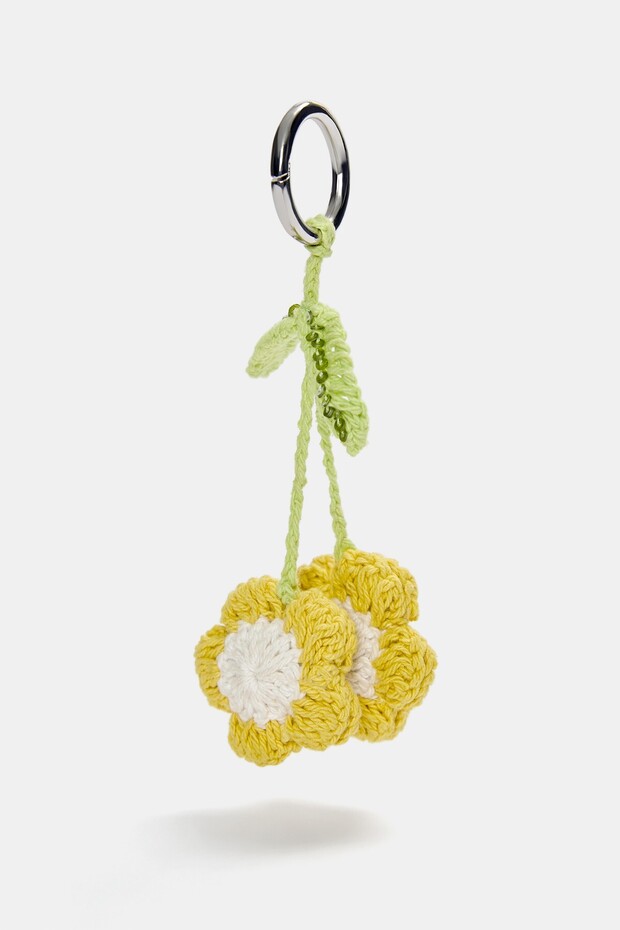 Kroşe papatyalı süs - 4