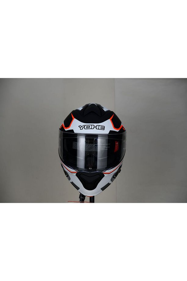935SV Kask Çene Açılır Motosiklet Mat Siyah Beyaz Çift Vizör UV Bluetooth Yuvalı ECE 22.06 MIPS - 4