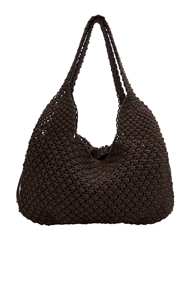 Kroşe tote çanta - 2