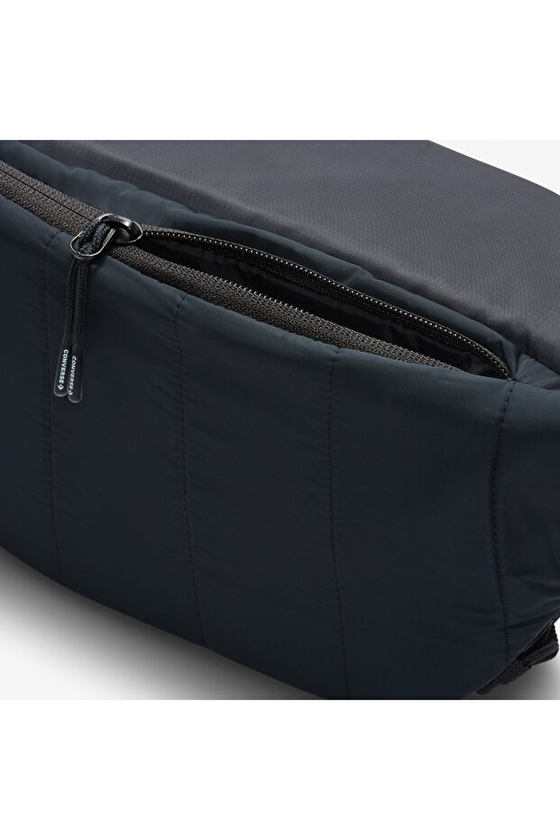 Classic Unisex Siyah Bel Çantası - 5