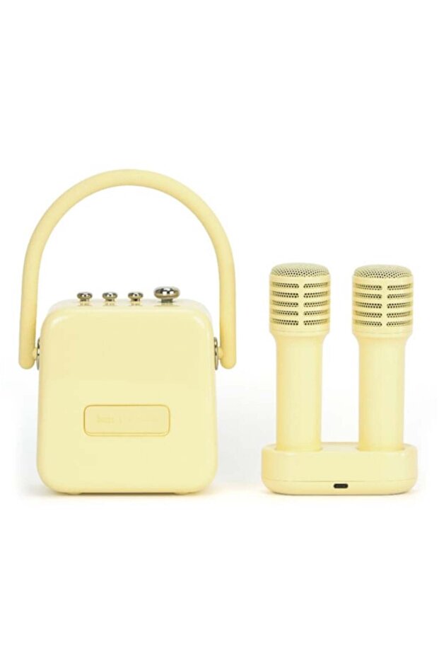 Divoom SongBird SE - Portable Dual Microphone Speaker - YELLOW - 3