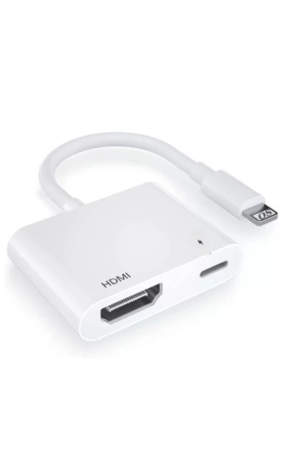 Lightning - Hdmı Dijital Av Adaptörü (İPHONE/İPAD EKRAN YANSITMA, 1080P FULL HD) - 1
