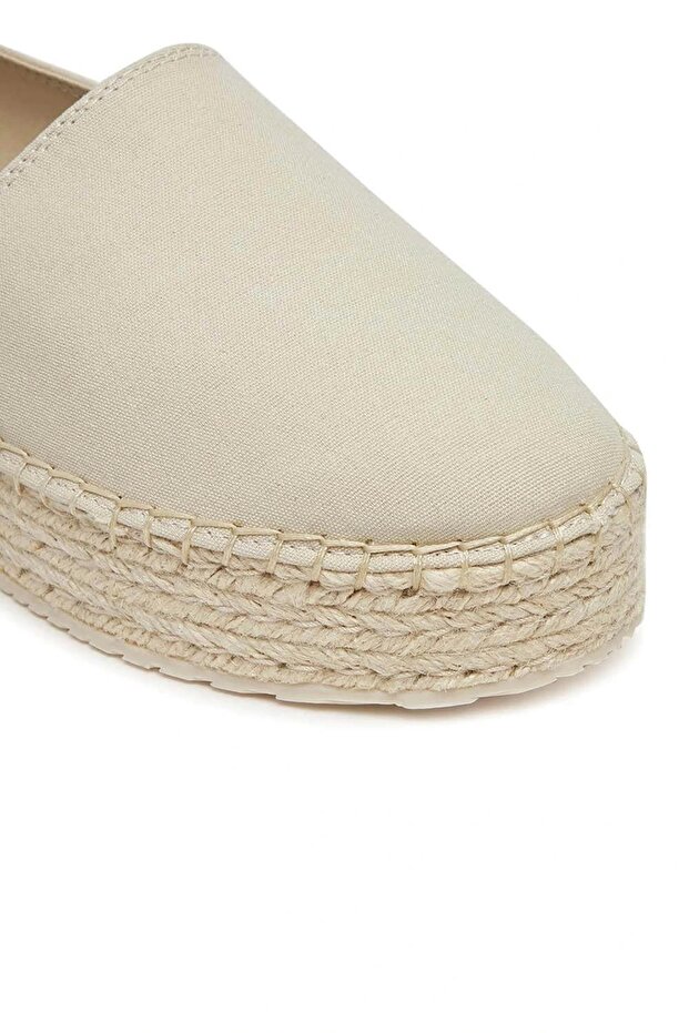 Kadın Bej Espadril - 5