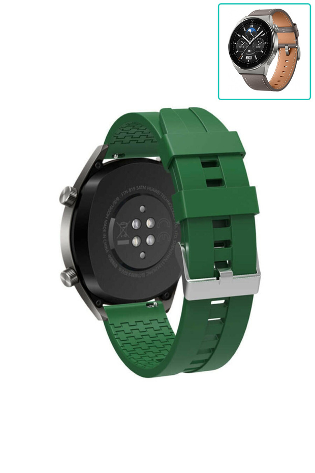 Watch Gt3 / Gt3 Pro / Gt4 / Gt5 / Gt5 Pro / Gt6 / Gt6 Pro 46mm Buckle Strap Silicone