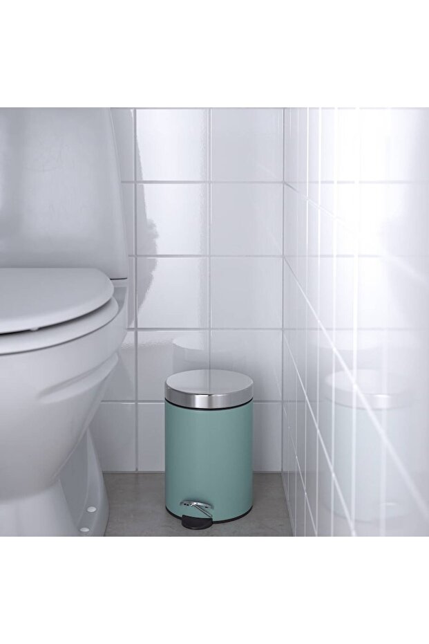 Waste container, light gray-turquoise, 3 L - 2