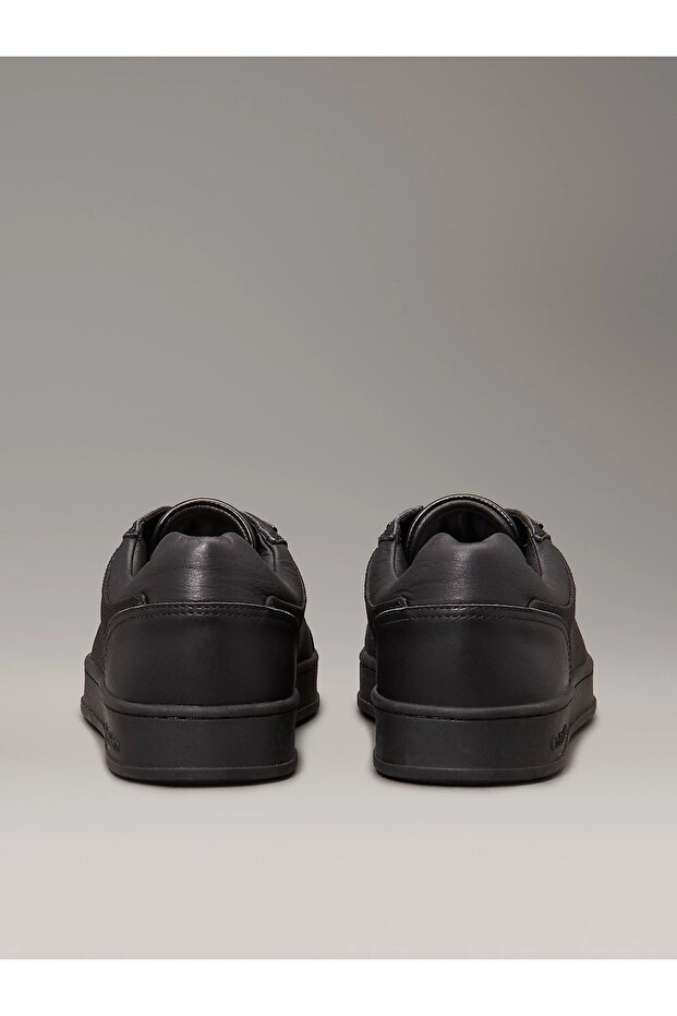 Guess Erkek Siyah Deri Logolu Sneaker - 4