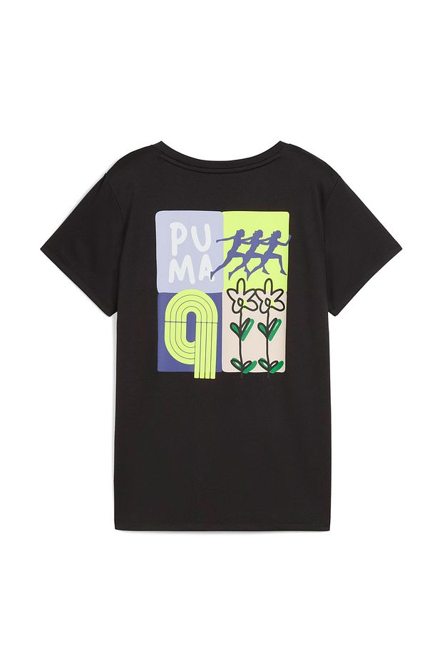 GRAPHICS RUNNING ILLUSTRA Siyah Kadın Kısa Kol T-Shirt - 3