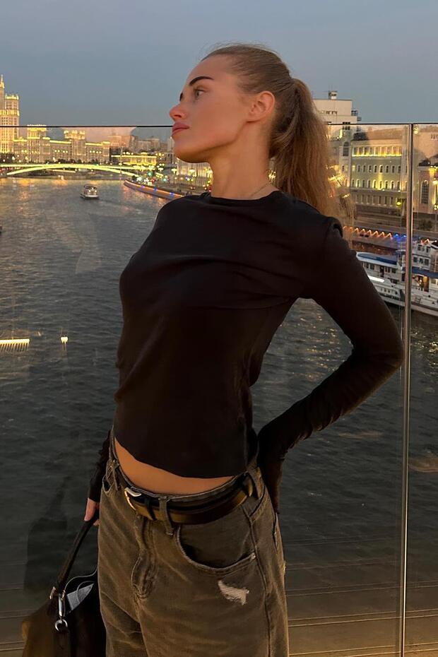 Siyah Basic Slim Kadın Body MG1994 - 3