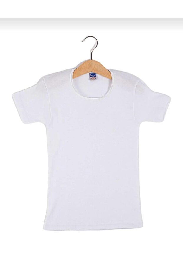 2508 Girls' Ribbed Short Sleeve T-Shirt 6 Pieces