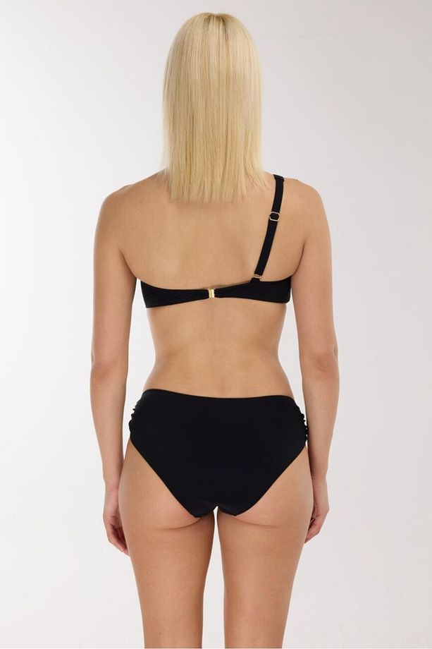 5709 Siyah Tek Omuz Bikini Takımı - 5
