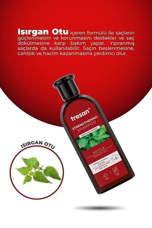 Isırgan Otu Bakım Şampuanı Normal Ve Kuru Saçlar İçin 300 ML x 2 Adet - PYCOS DUŞ TARAĞI HEDİYELİ - 5