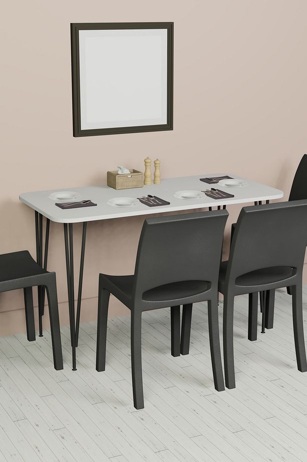 Feza Yemek Masası 60x120 Yemek Masası, Çalışma Masası, Bilgisayar Masası - 1