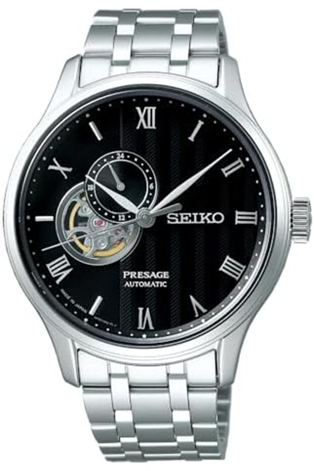PRESAGE Seiko Men's Japanese Garden Automatic Skeleton Watch SARY093