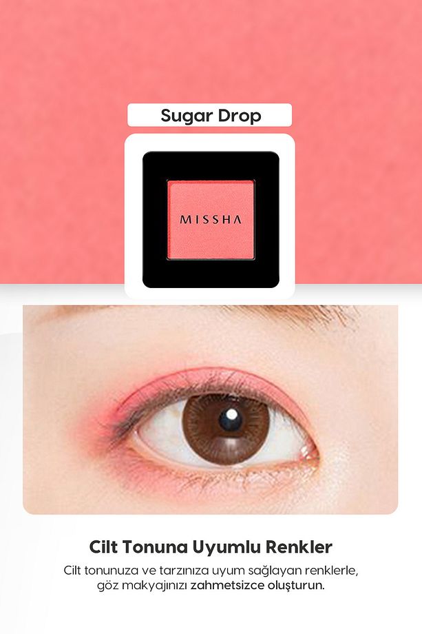 Yumuşak Dokulu, Dökülme Yapmayan Mat Tekli Göz Farı Modern Shadow (MPK07SUGAR DROP) - 2