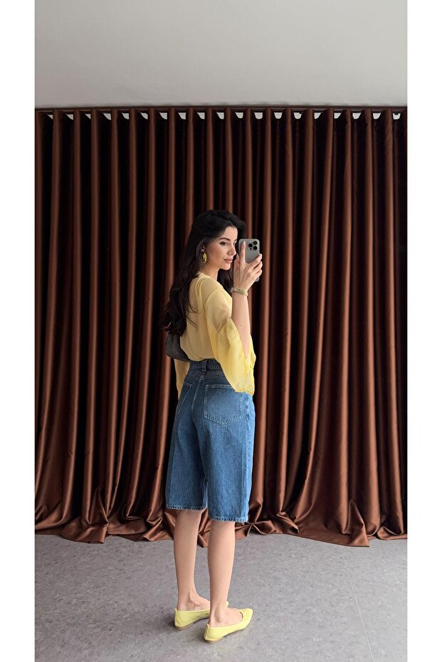 Bermuda Denim Şort - 2