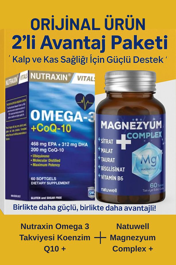 Omega-3 Q10 + Natuwell Magnezyum - 1