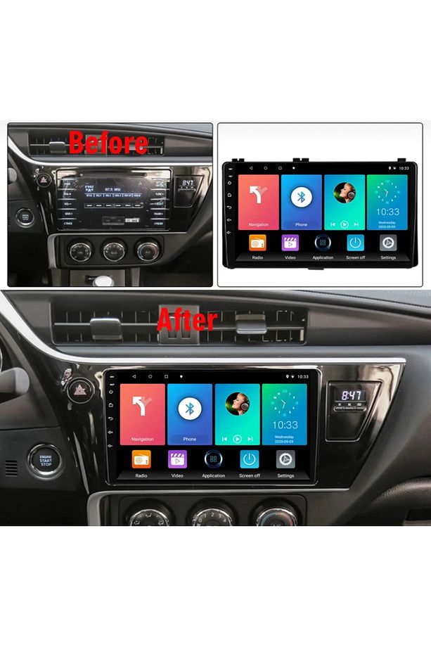 Toyota Corolla Android 13 Multimedya Sistemi 4ram/64rom 4-64 (2017-2018) - 6