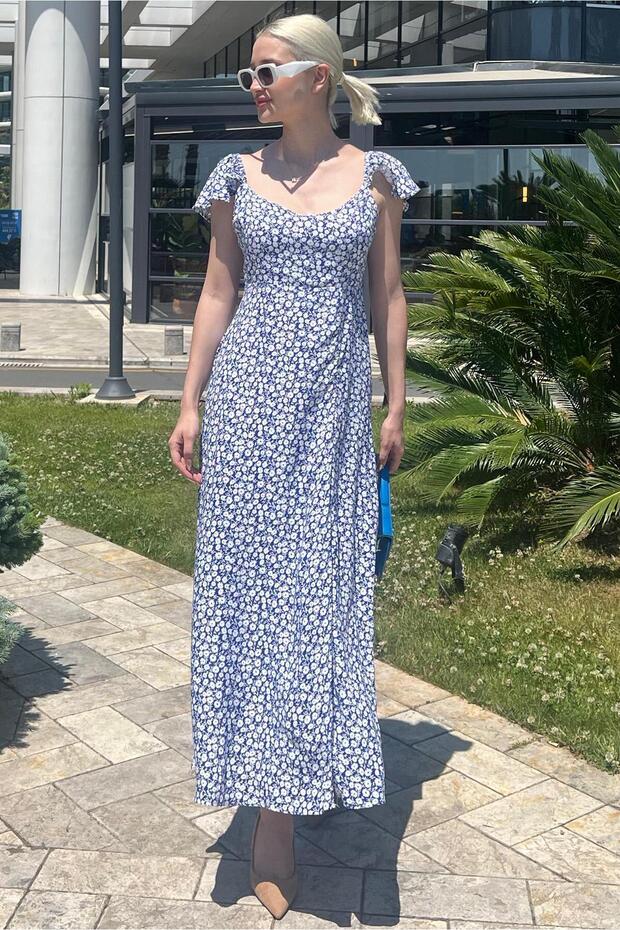 MG2004 Model Saks Model Rochie Slit - 8