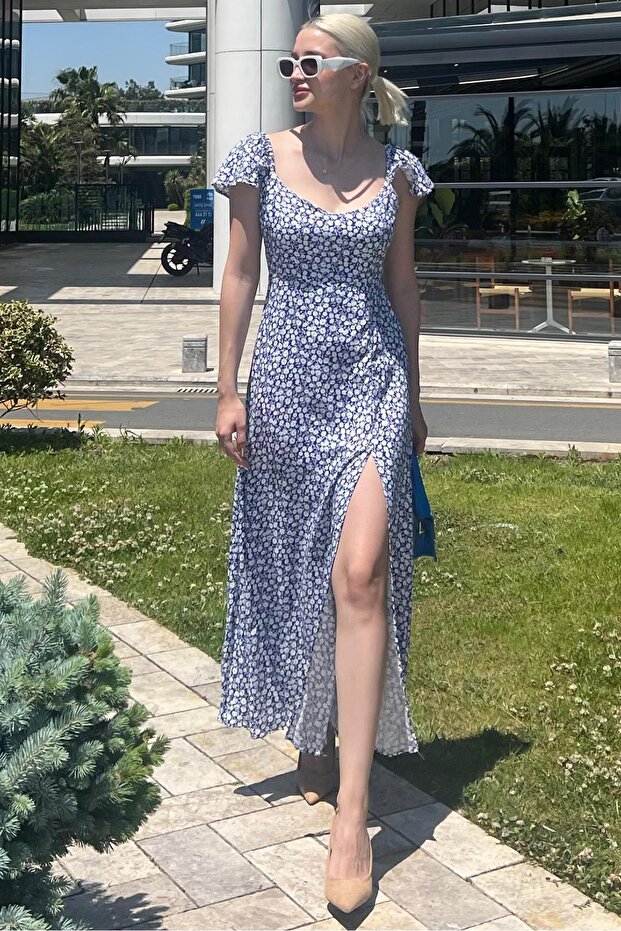 MG2004 Model Saks Model Rochie Slit - 1