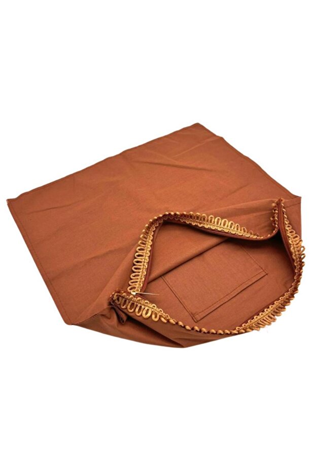 Angel Bag Accessory 38X38 cm Sewn Zippered Lining Light Brown Color