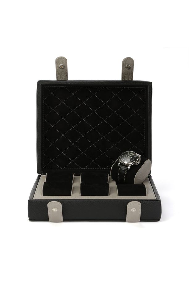 Deri Saat Kutusu Saat Koleksiyon Kutusu Çoklu Saat Kutusu Watch Box Watch Holder - 8