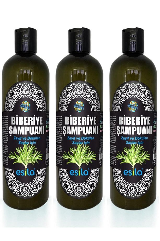 Biberiye şampuanı 3 adet 400ml Esila Biberiye 3 adet - 1