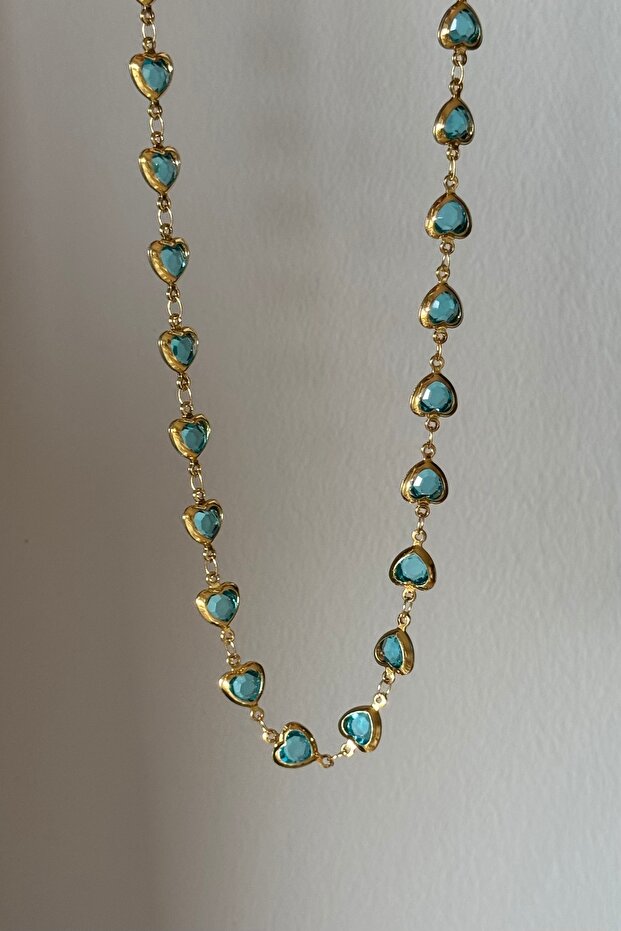 Bluest Heart Çelik Kolye - 2