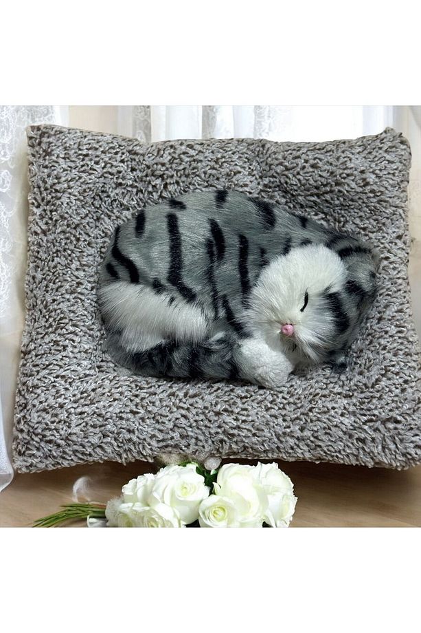 UYUYAN PELUŞ KEDİ 4 FARKLI REKLİ - 3