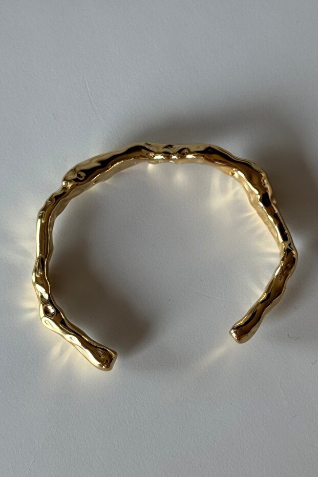 Golden Bone Çelik Cuff Bileklik - 3