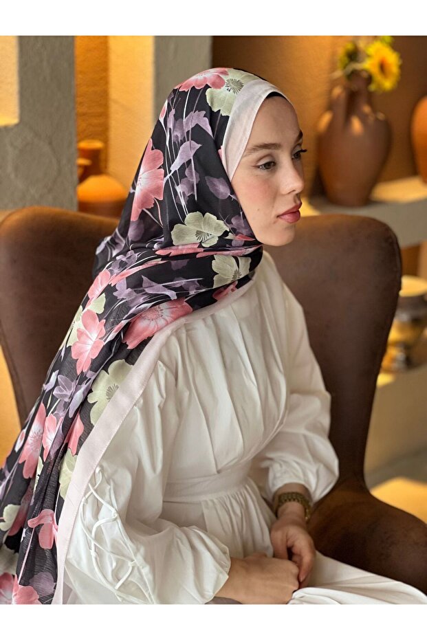 شال لينا بنمط فيوري - 1